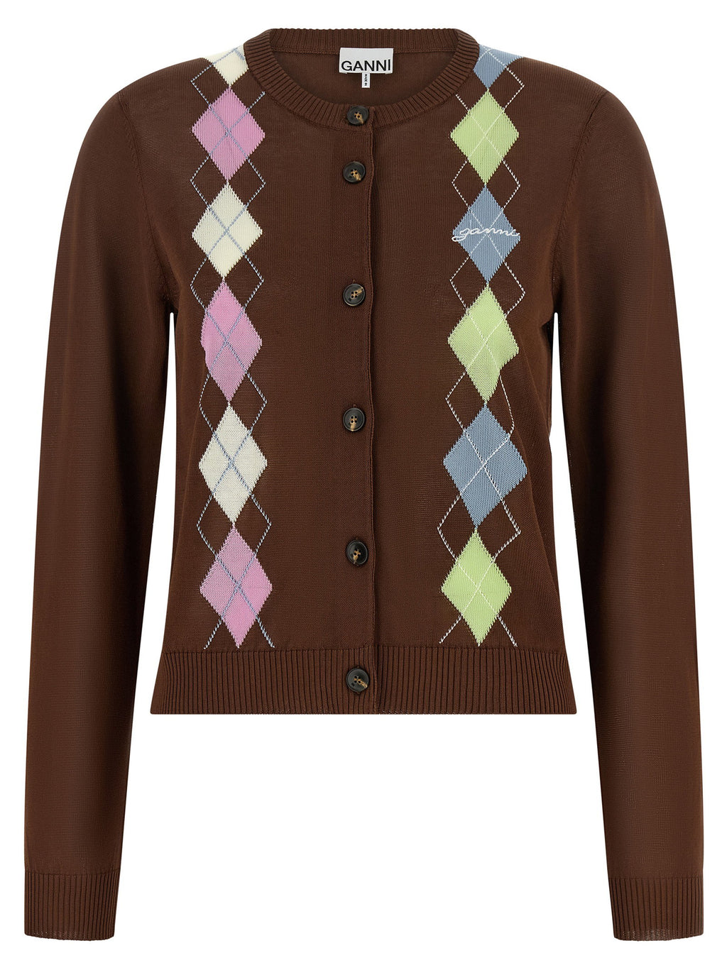 Ganni Argyle Cardigan