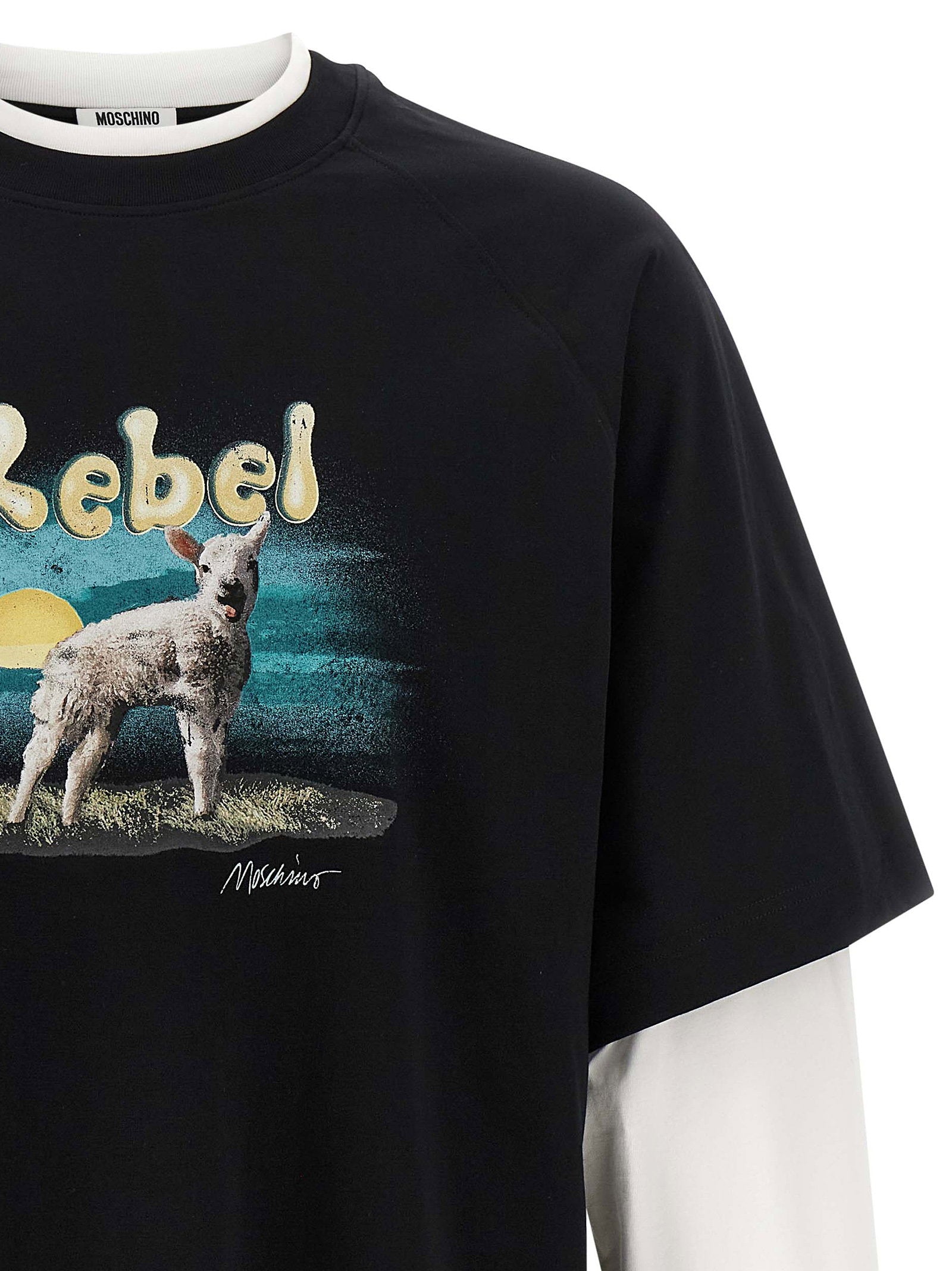 Moschino Double Layer Rebel T-shirt