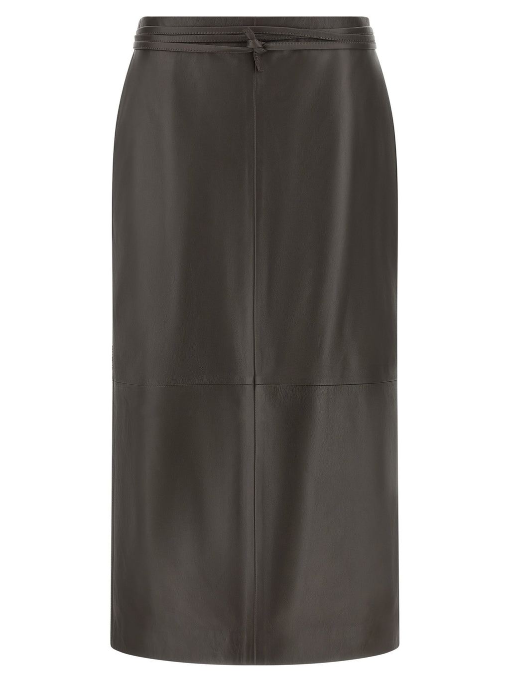 Alberta Ferretti Leather Skirt