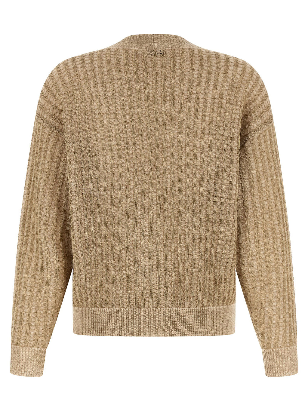 Peserico Waffle Lamé Cardigan
