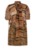 Elisabetta Franchi Animal Dress