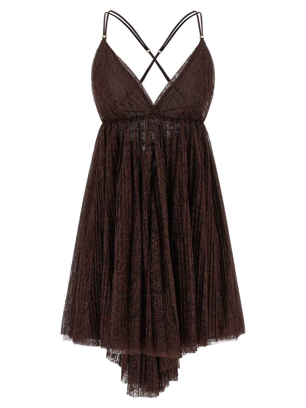 Elisabetta Franchi Lace Mini Dress