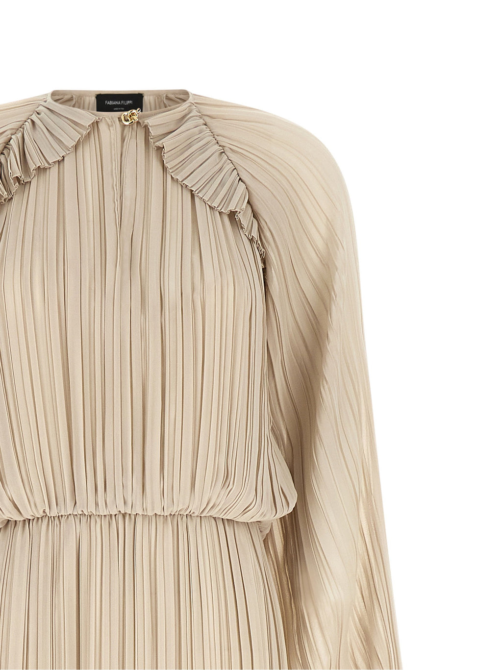 Fabiana Filippi Long Pleated Dress