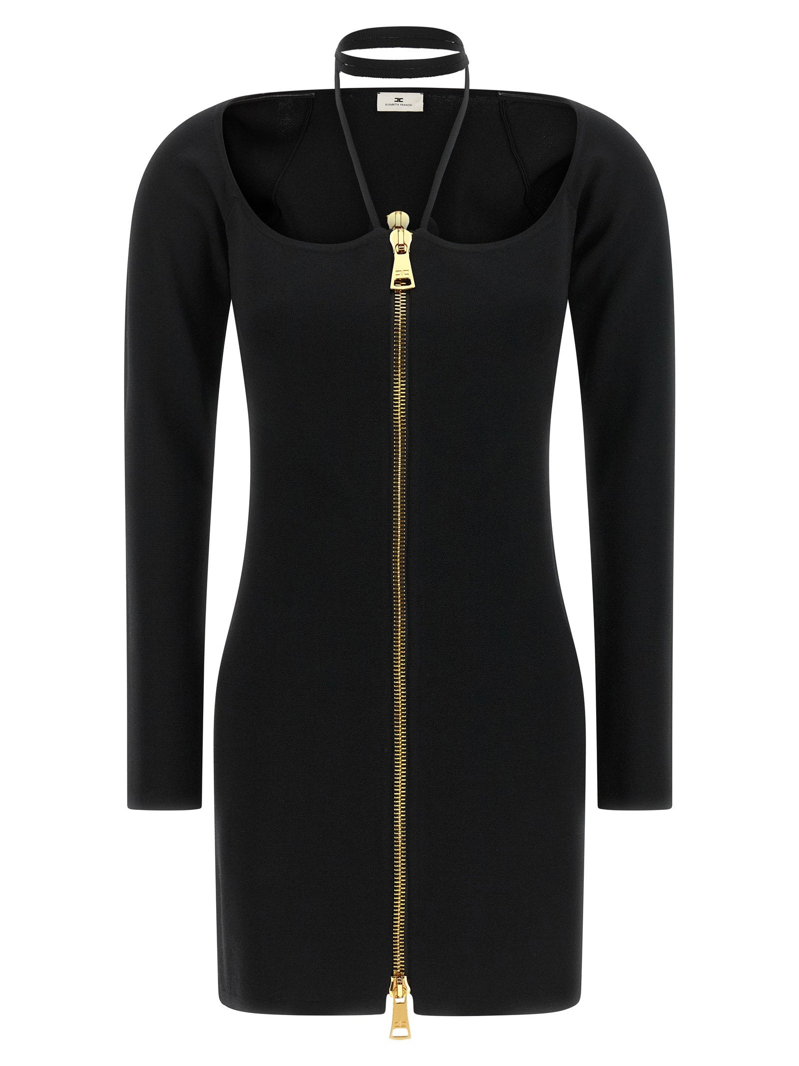 Elisabetta Franchi Fabric Stitch Knit Dress