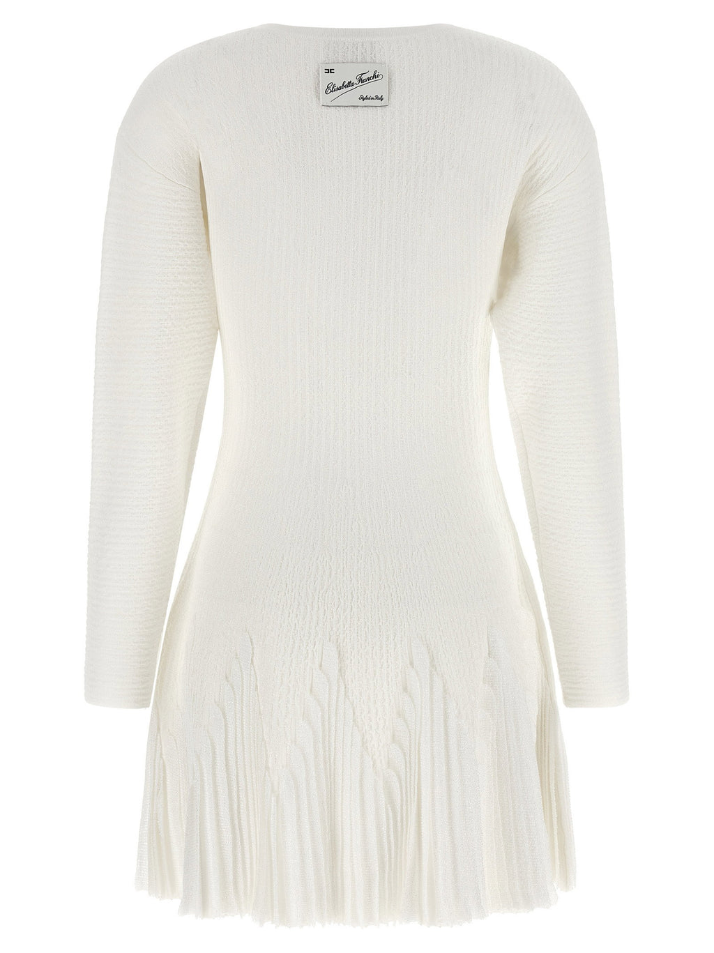 Elisabetta Franchi Knitted Pleated Dress