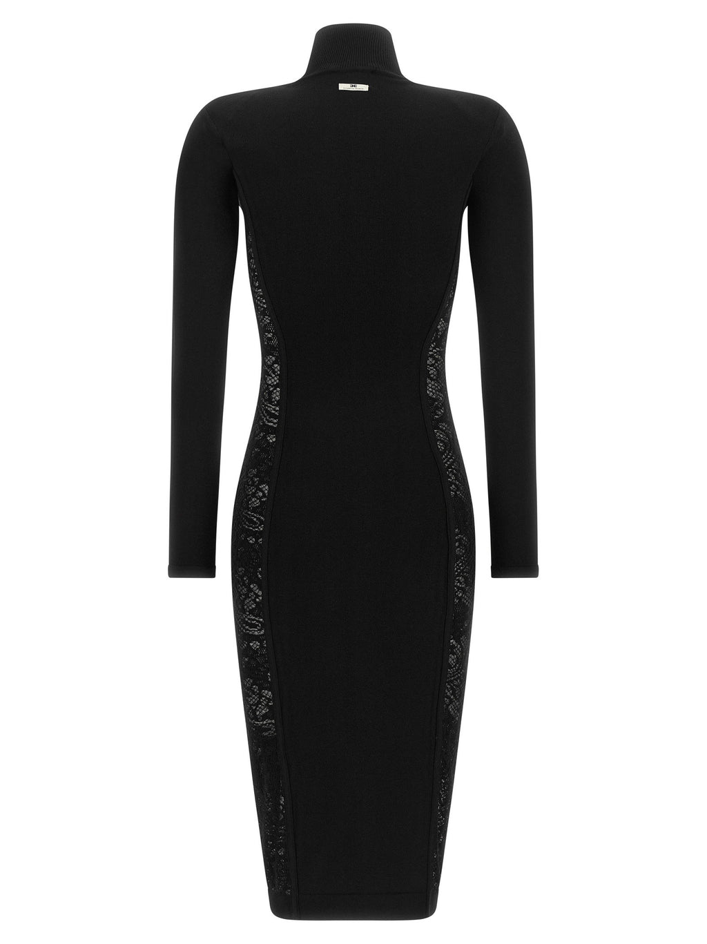 Elisabetta Franchi Knitted And Lace Dress