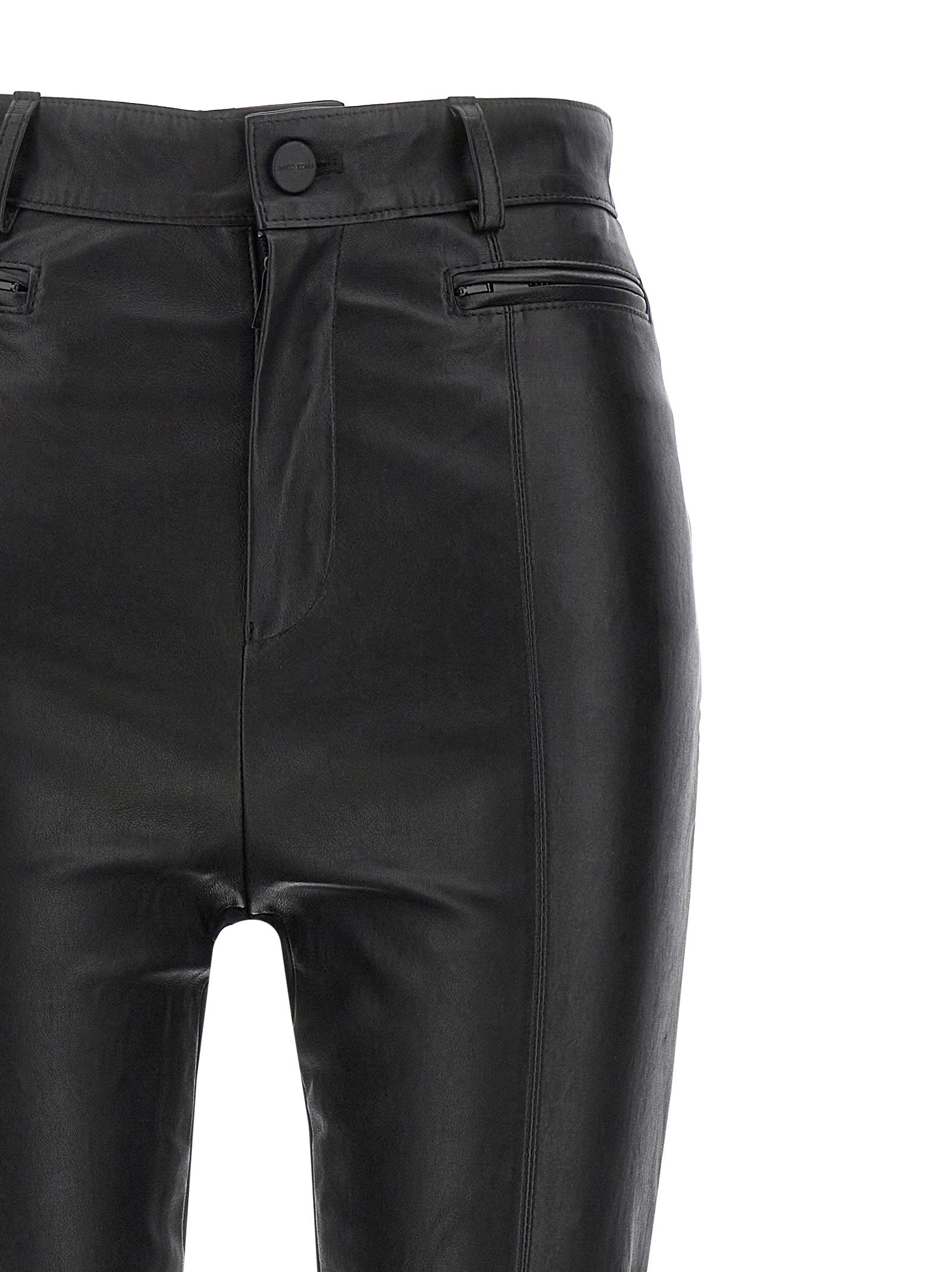 David Koma Napa Leather Leggings