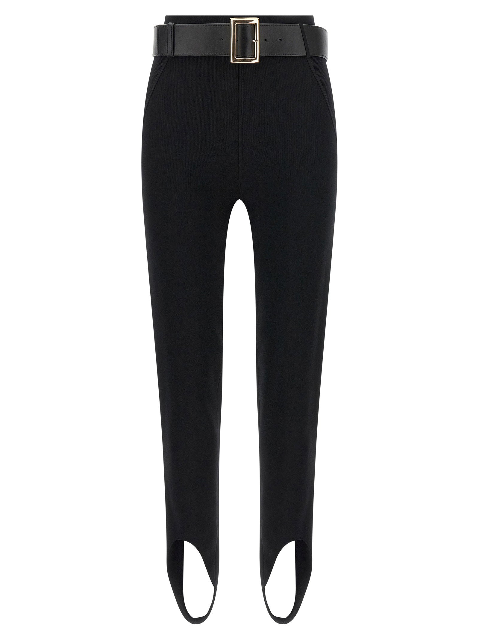 Self-Portrait Leggings With Stirrup And Belt