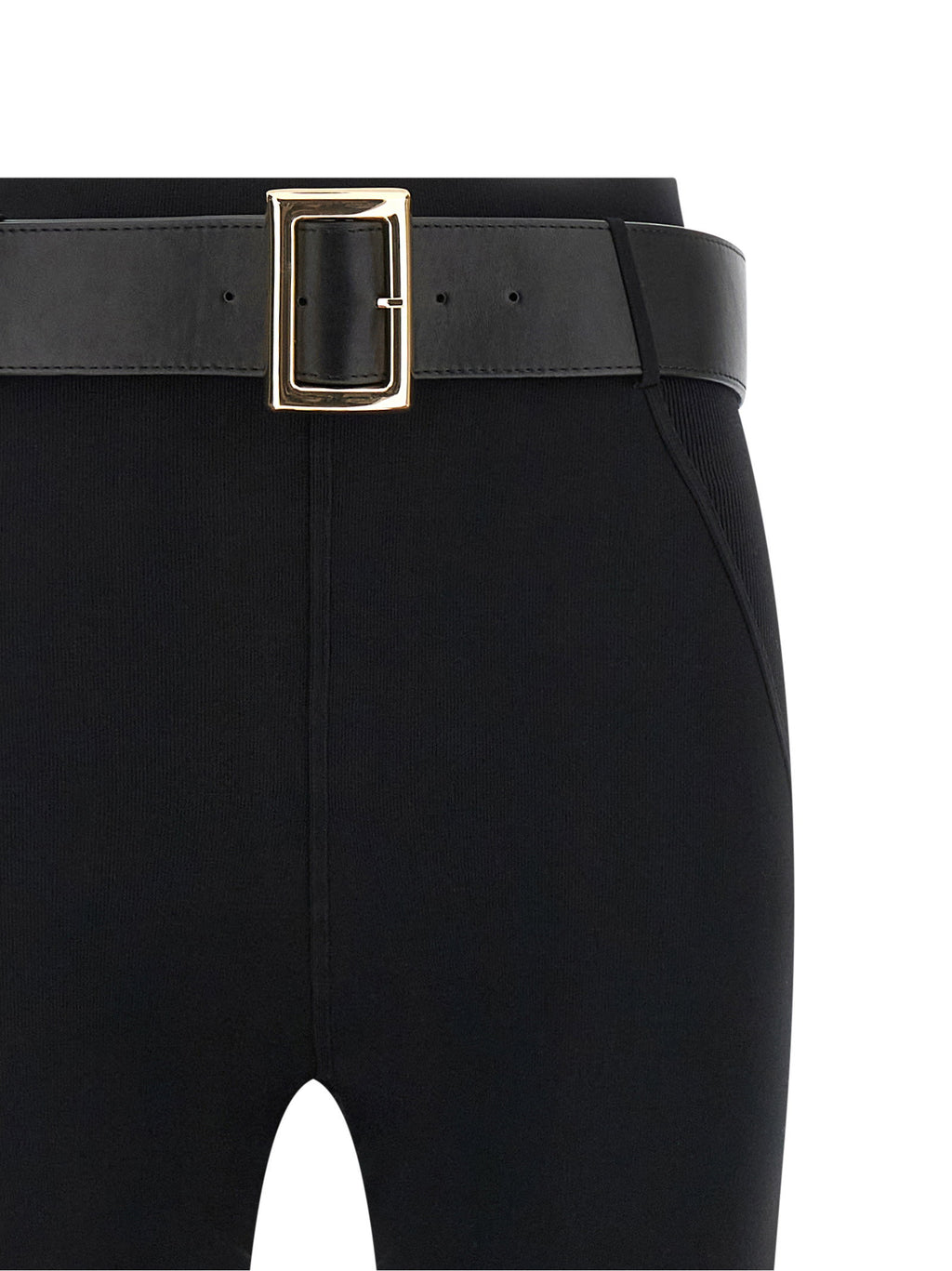 Self-Portrait Leggings With Stirrup And Belt