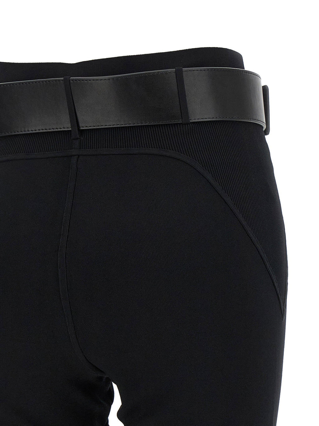 Self-Portrait Leggings With Stirrup And Belt
