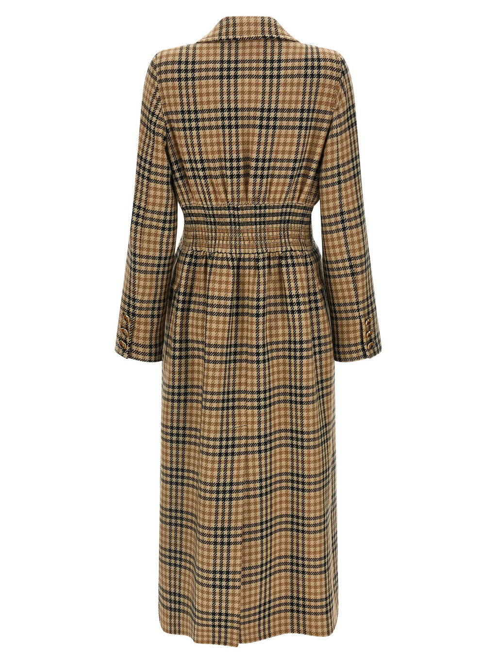 Valentino Garavani Houndstooth Wool Coat