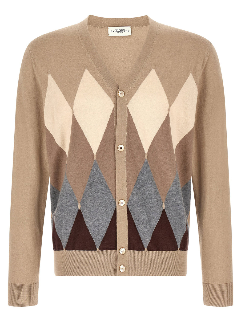 Ballantyne Cardigan Argyle