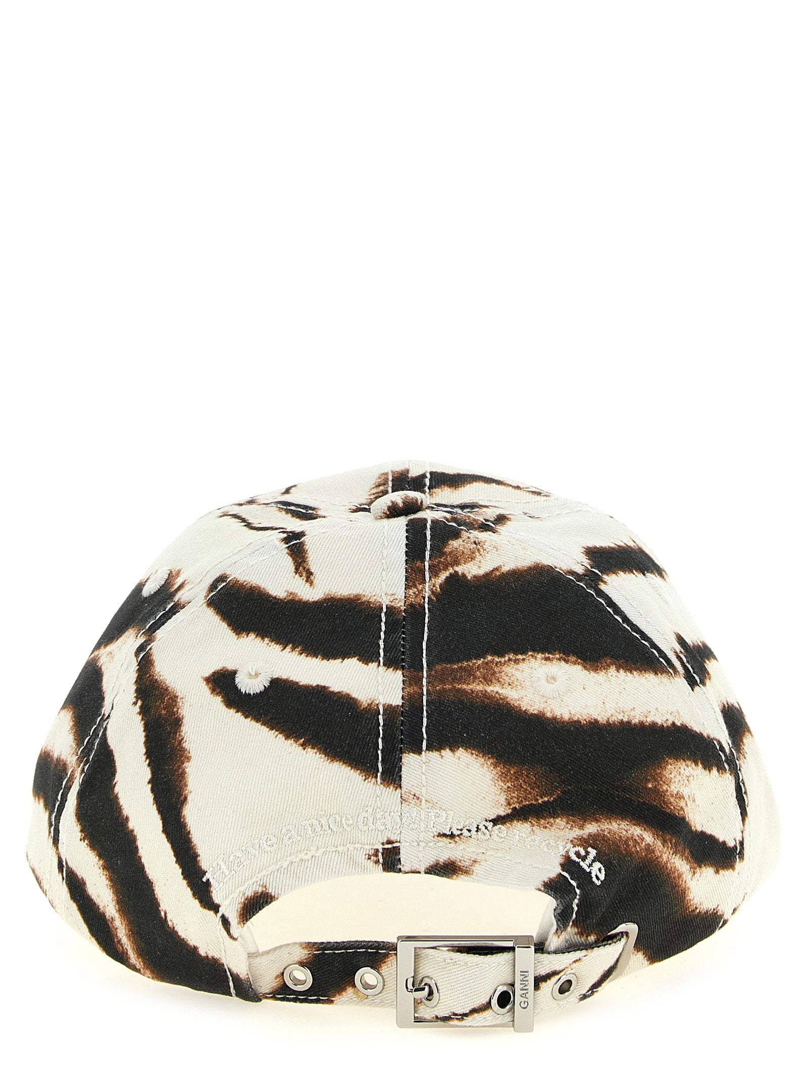 Ganni Animal Print Cap