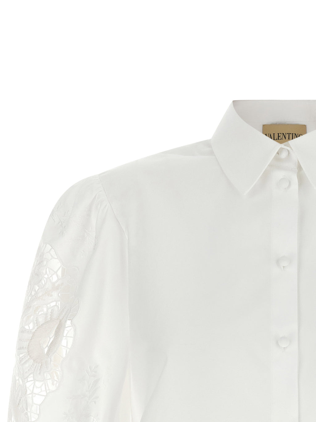 Valentino Garavani Macramé Insert Shirt