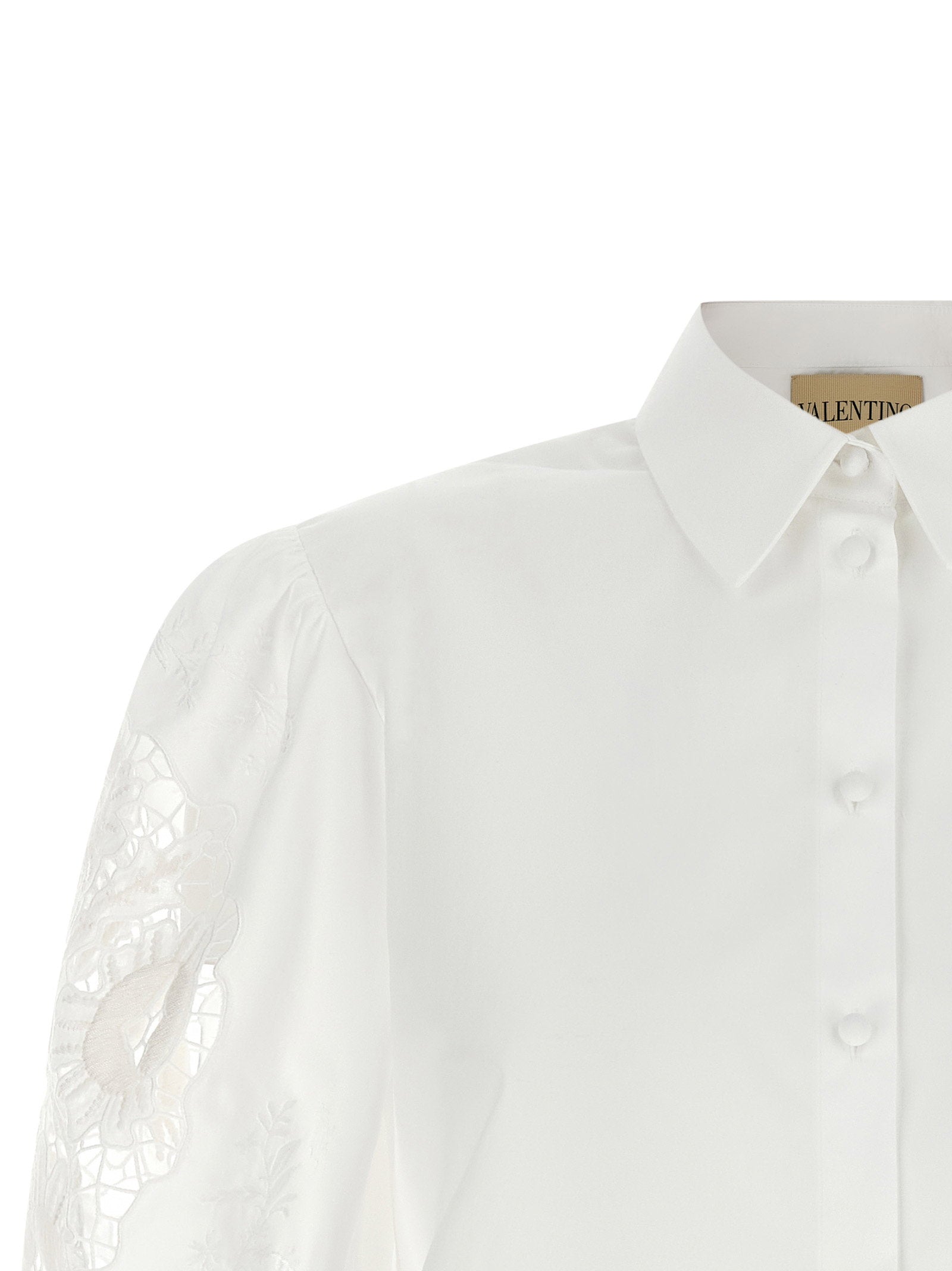 Valentino Garavani Macramé Insert Shirt