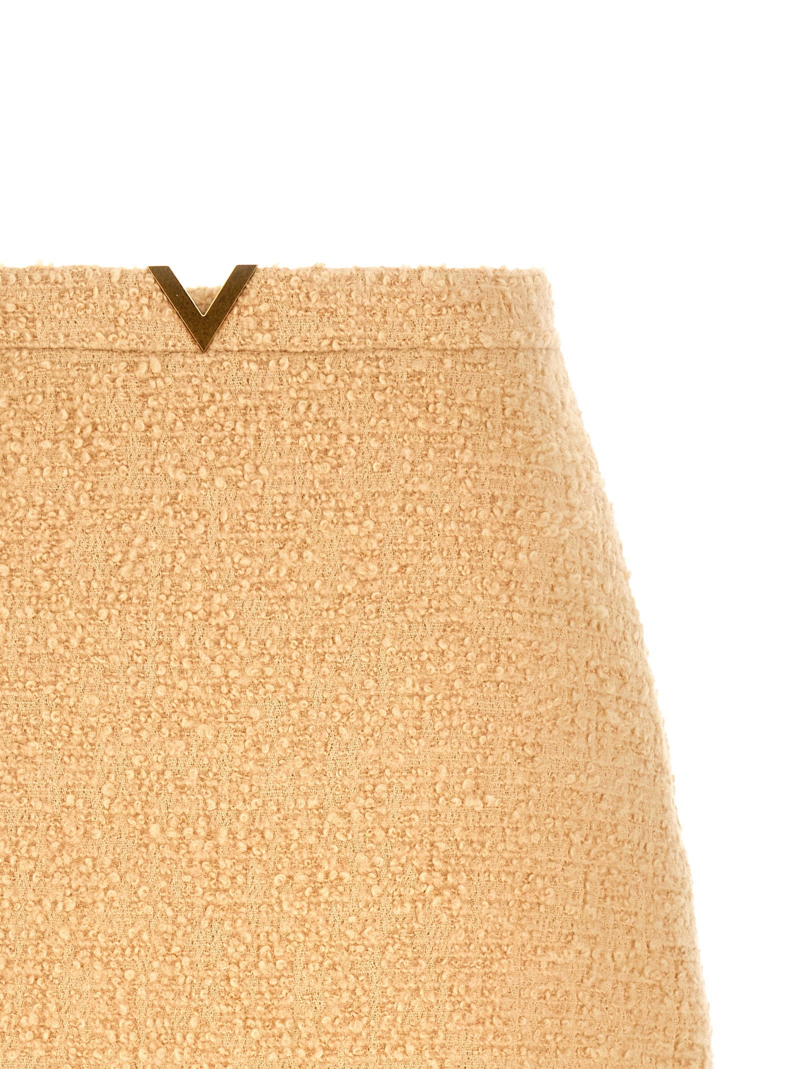 Valentino Garavani V Gold Skirt