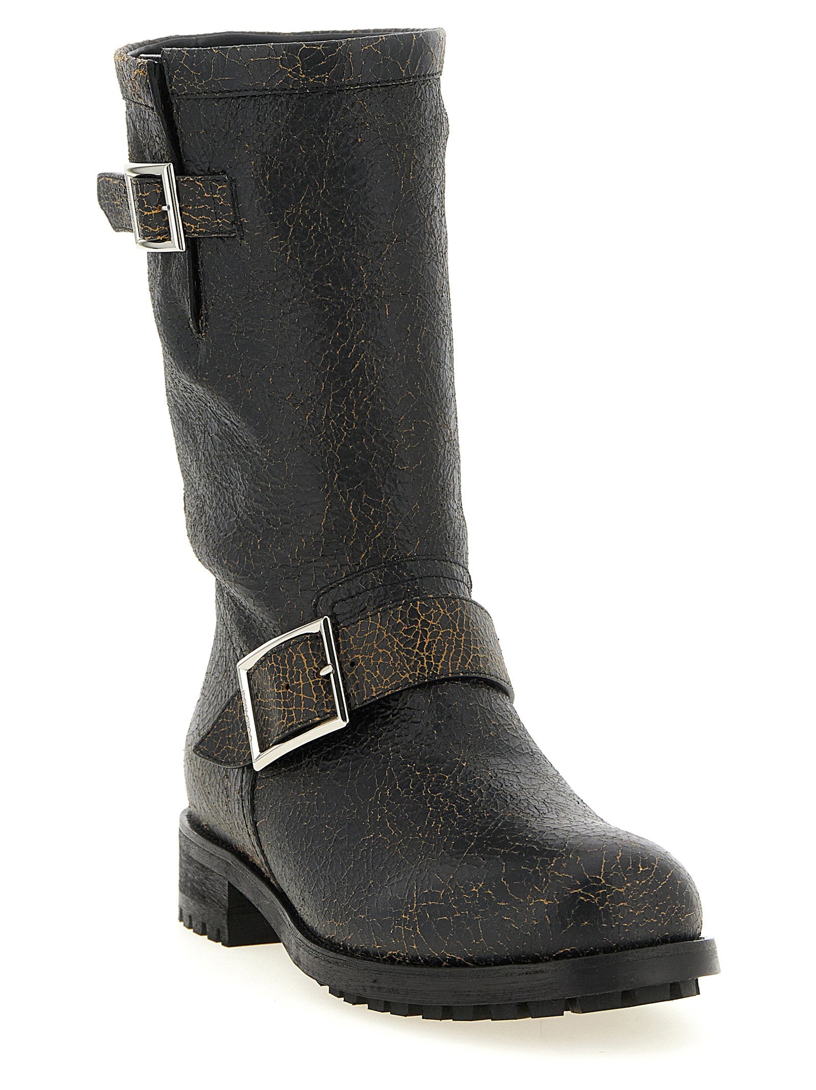 Jimmy Choo Biker Mid Ankle Boots