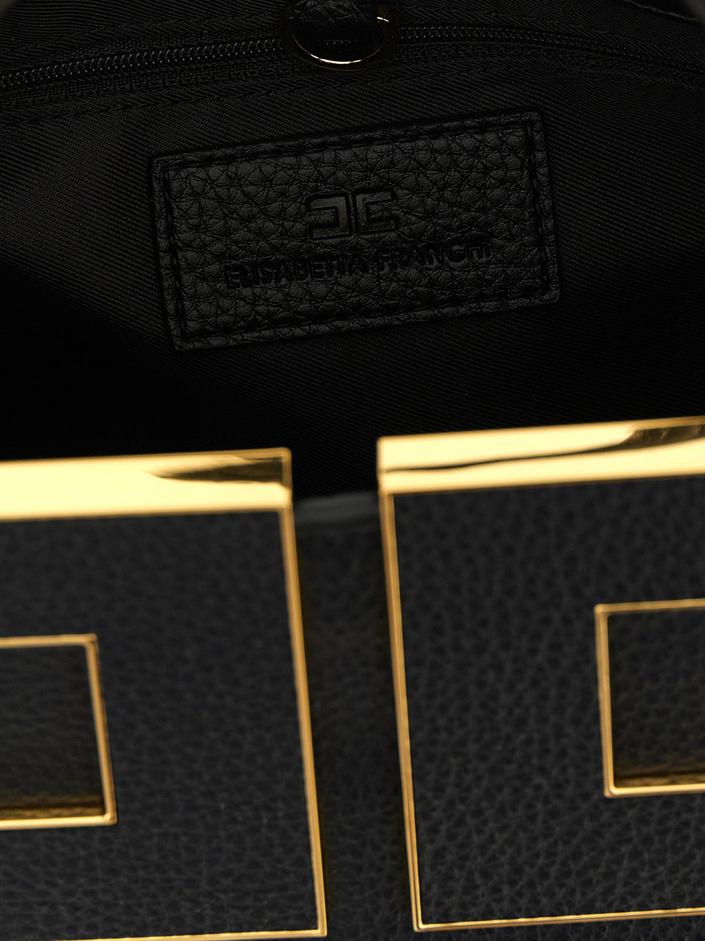 Elisabetta Franchi Maxi Logo Shopping Bag