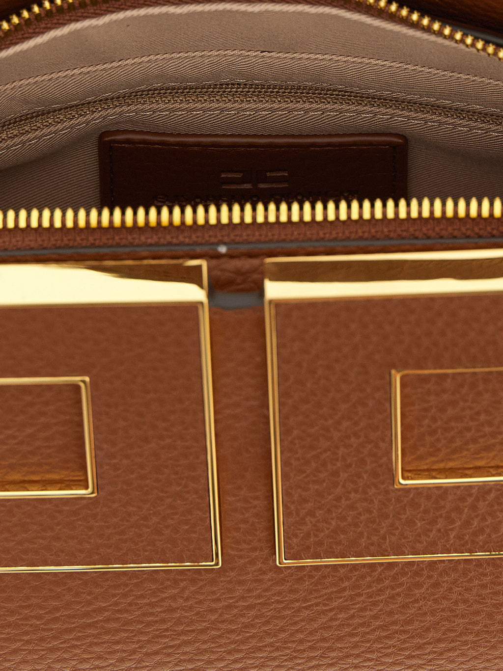 Elisabetta Franchi Maxi Logo Handbag