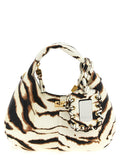 Ganni Mini Hobo Zebra Handbag
