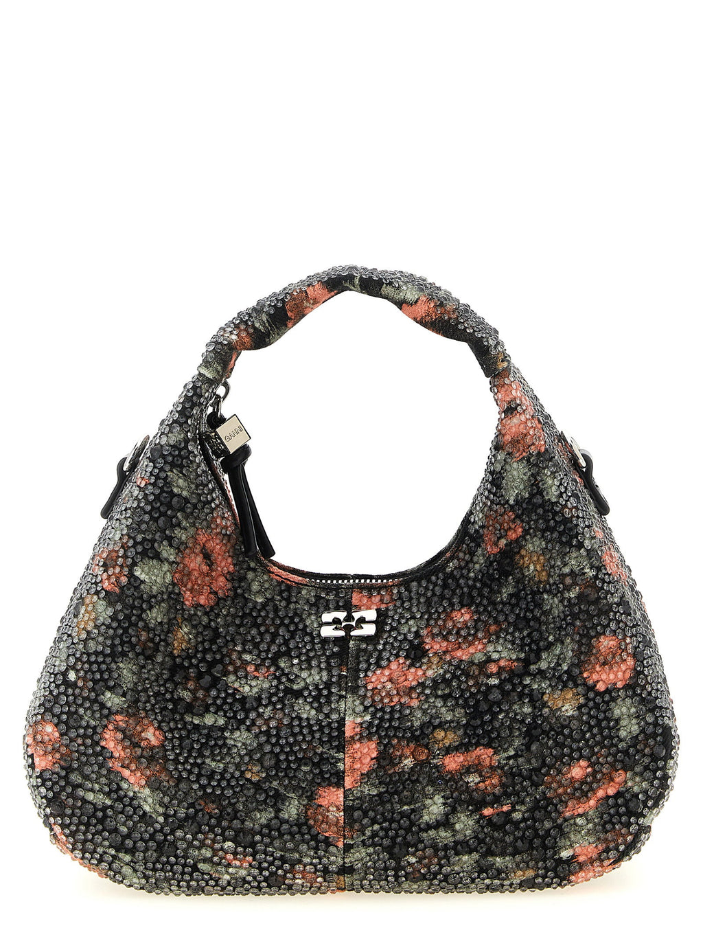 Ganni Mini Hobo Flowers Handbag