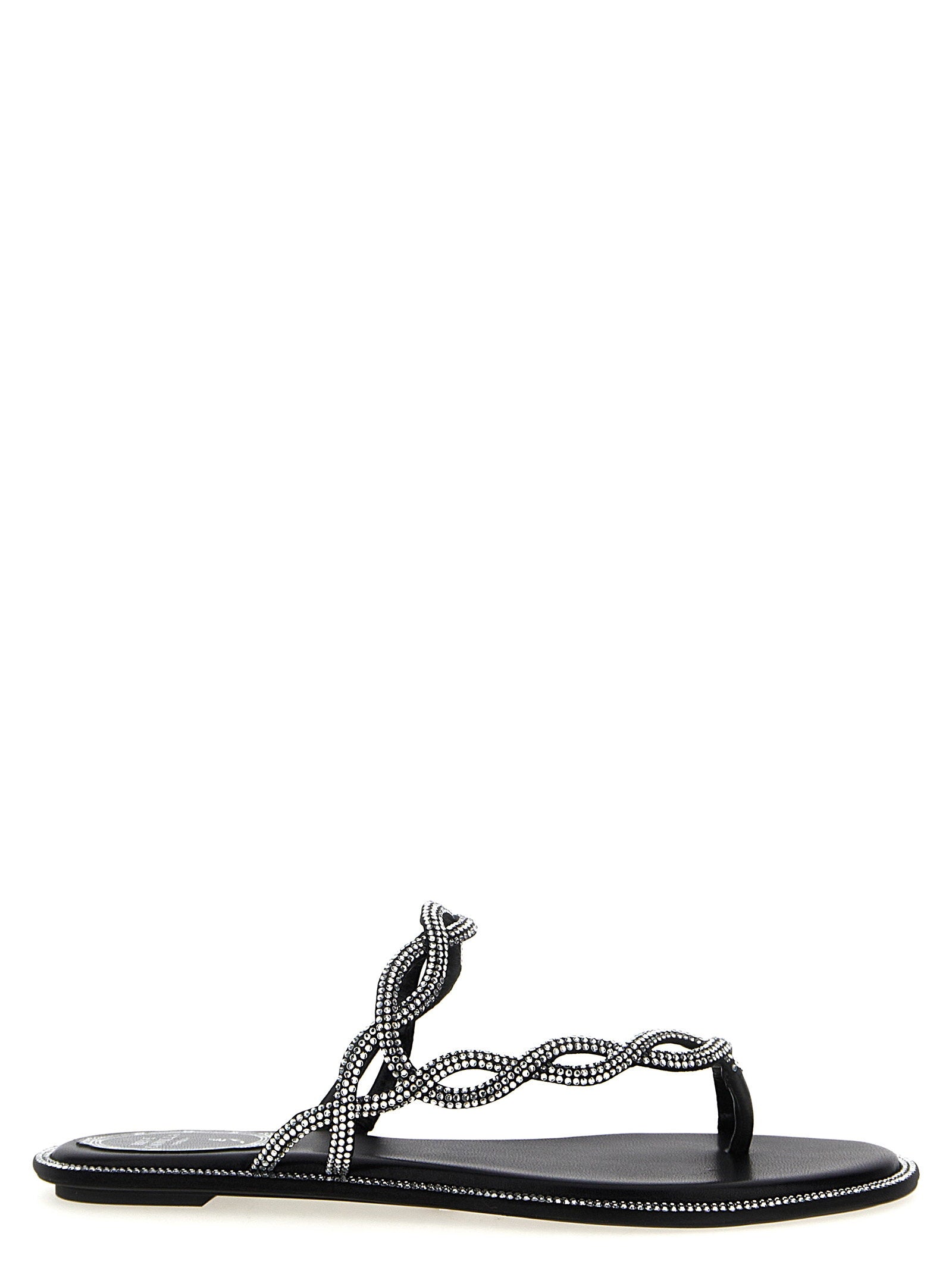 René Caovilla Braid Sandals