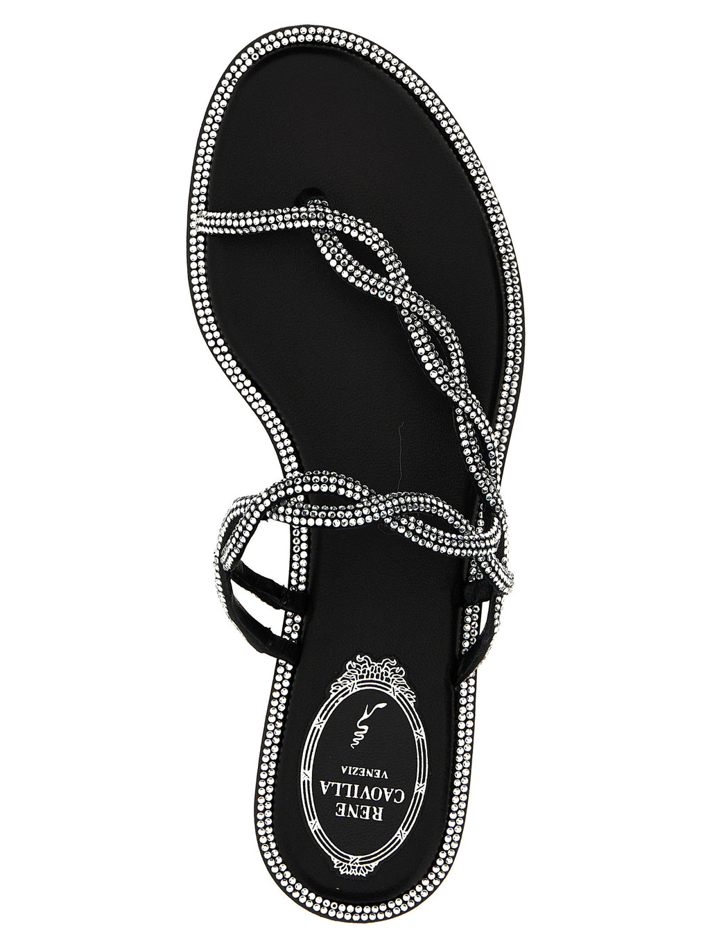 René Caovilla Braid Sandals