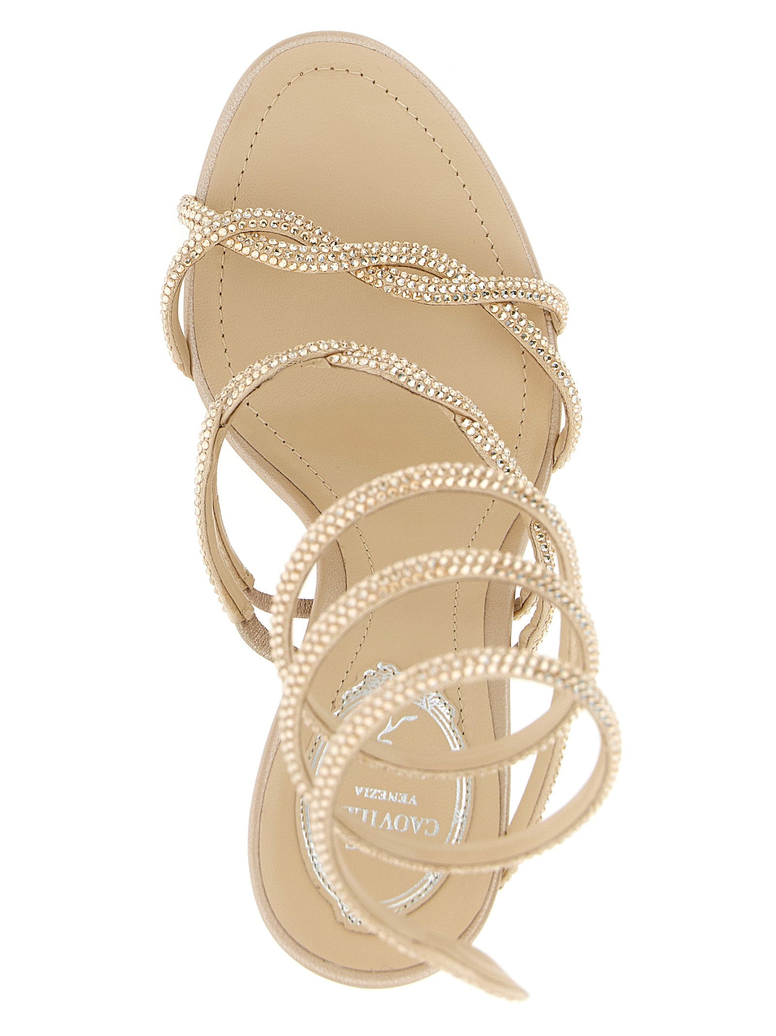 René Caovilla Braid Cleo Sandals