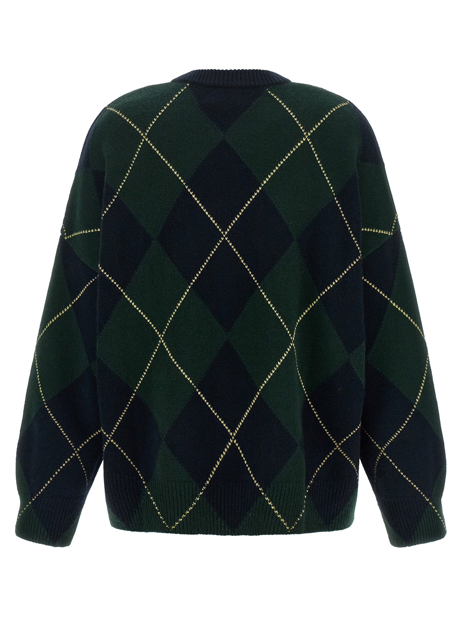 Be You Diamond-shaped Crew Neck Sweater