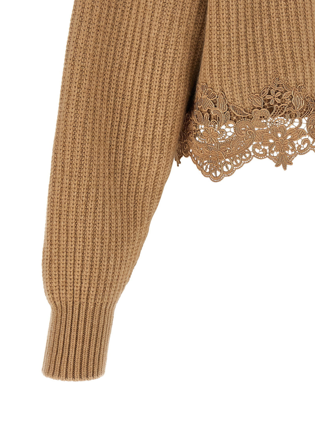 Chloé Cropped Lace Sweater