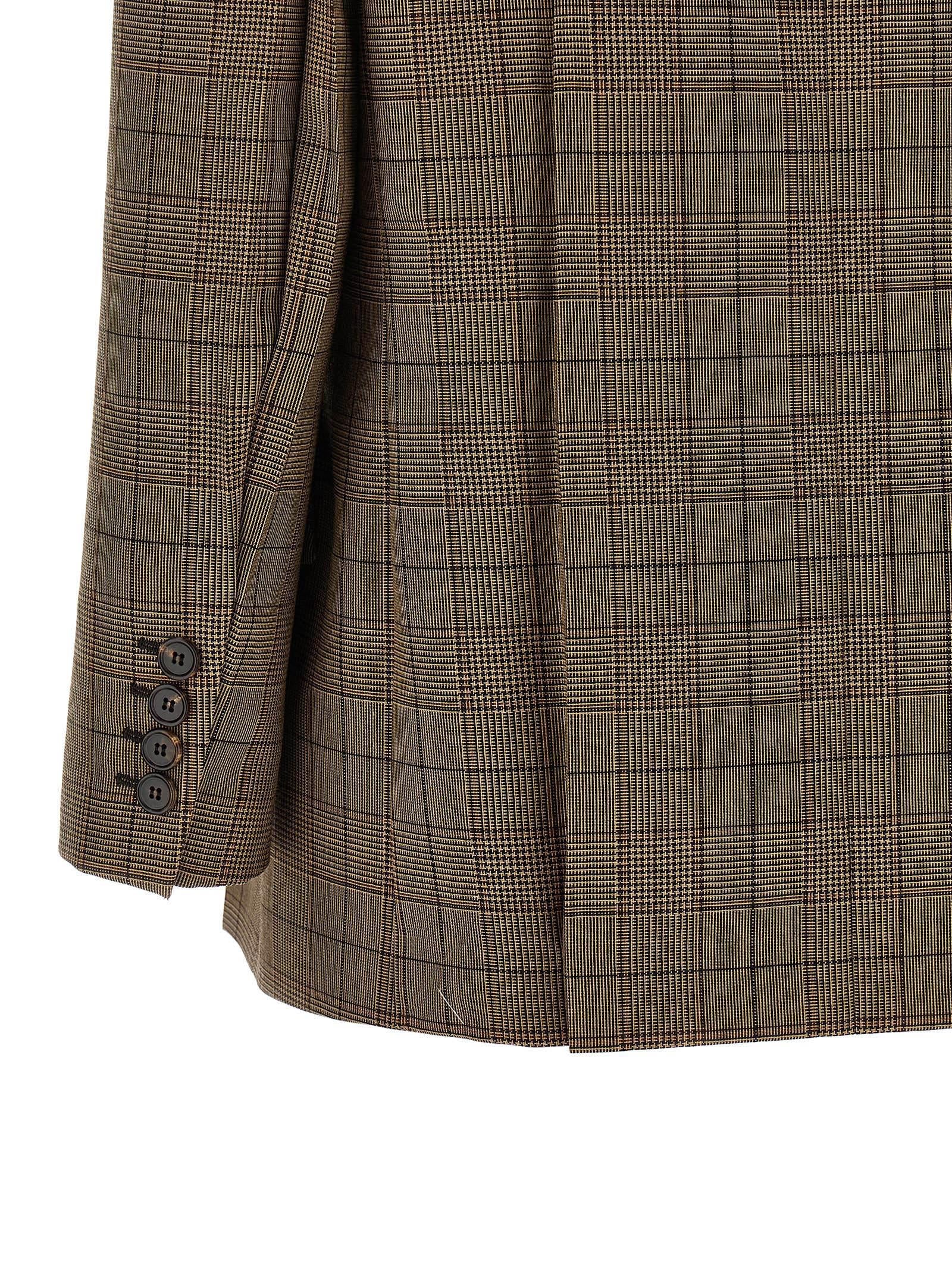 Chloé Check Double-breasted Blazer