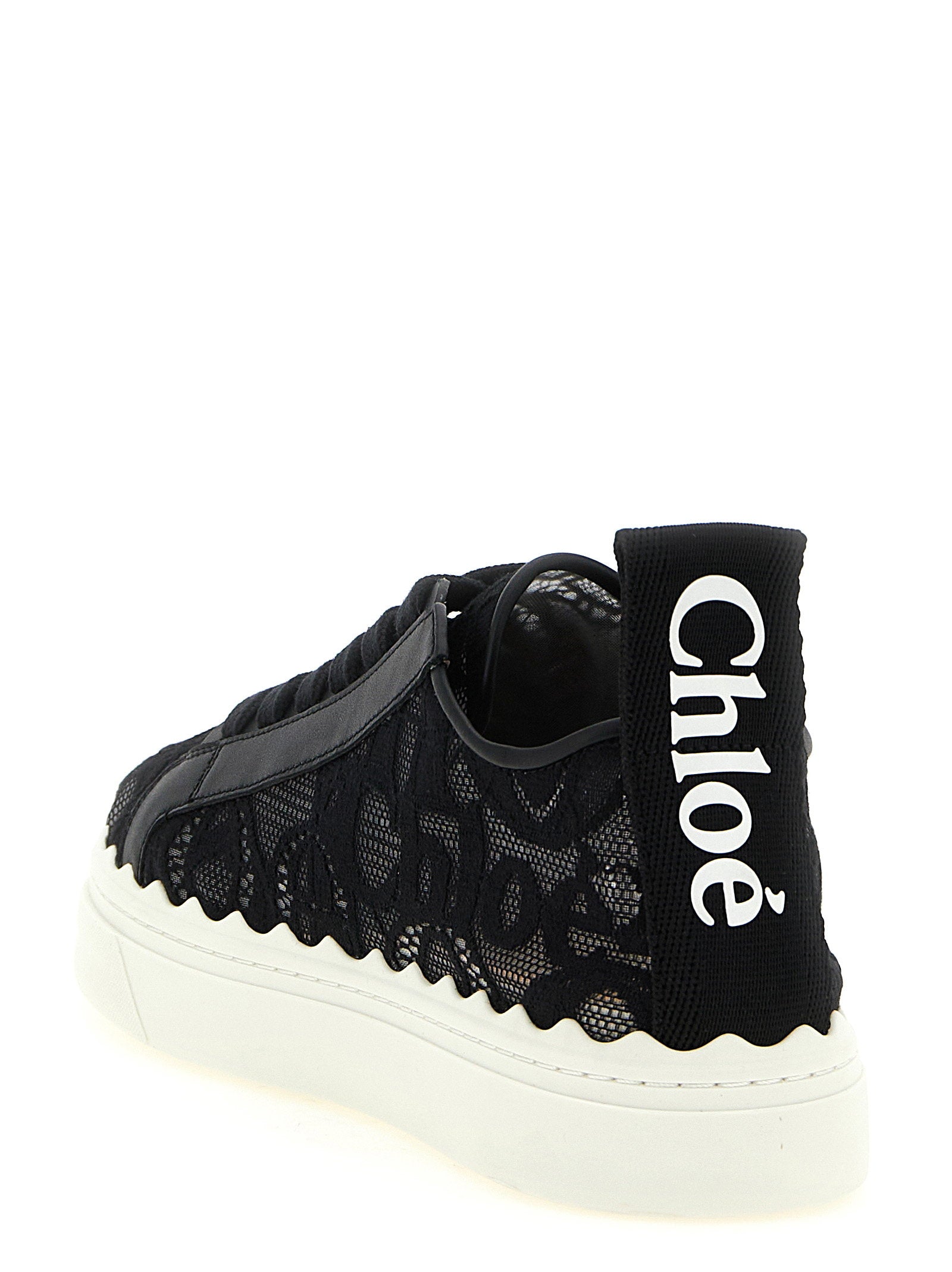 Chloé Lauren Lace Sneakers