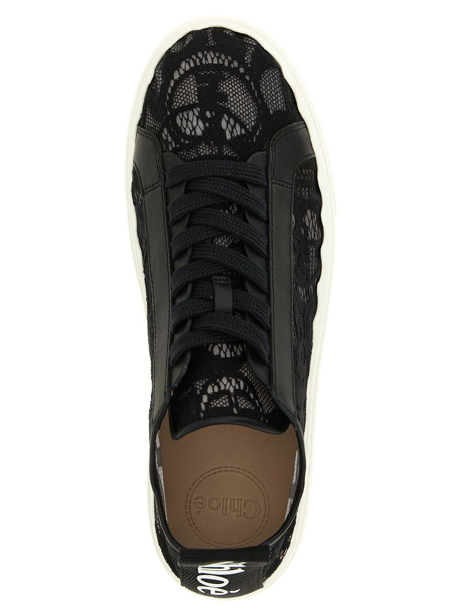 Chloé Lauren Lace Sneakers