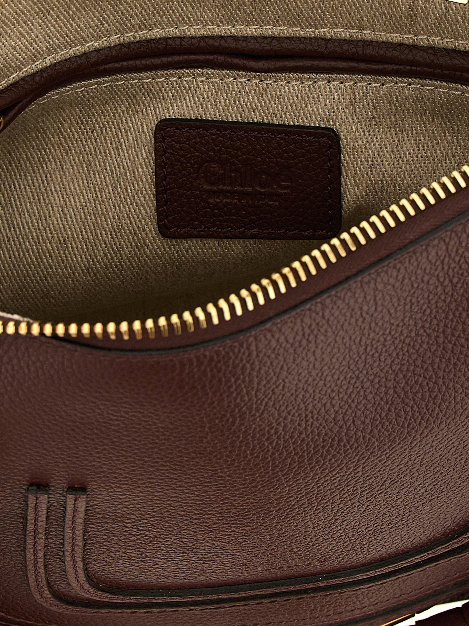 Chloé Marcie Bag With Saddle Stitching