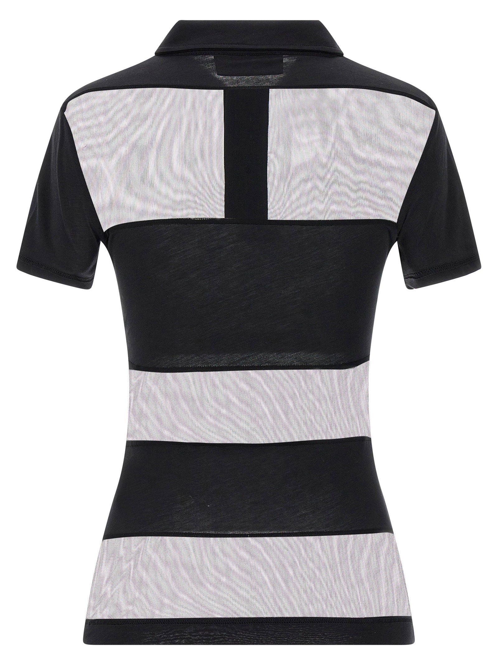 Coperni ‘sheer Striped’ Polo Shirt