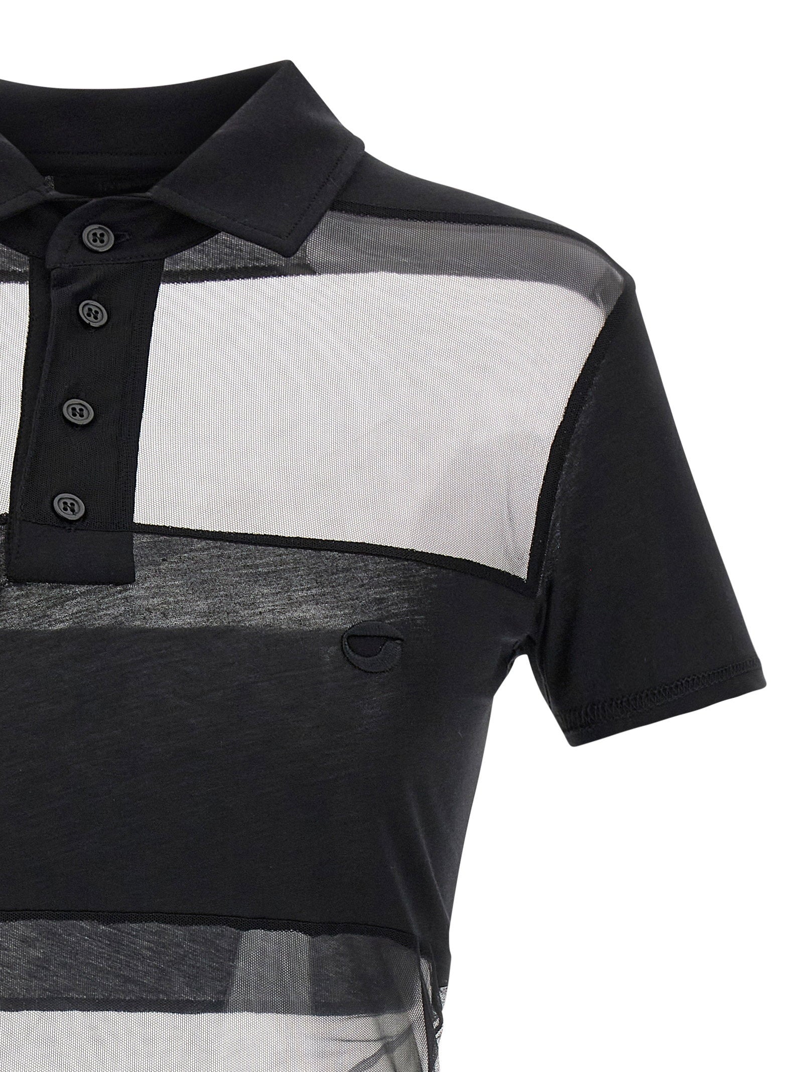 Coperni ‘sheer Striped’ Polo Shirt