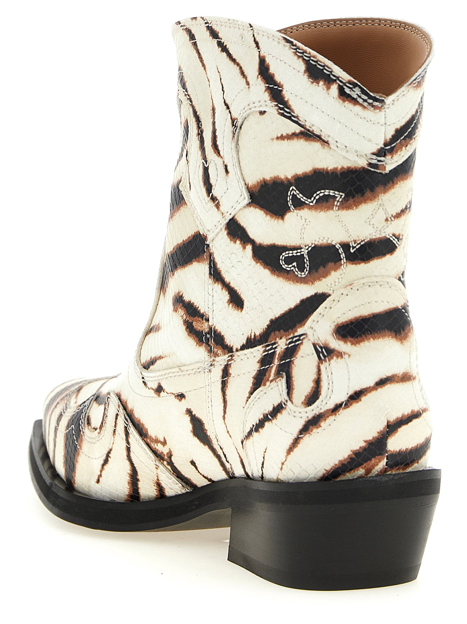 Ganni Western Ankle Boots