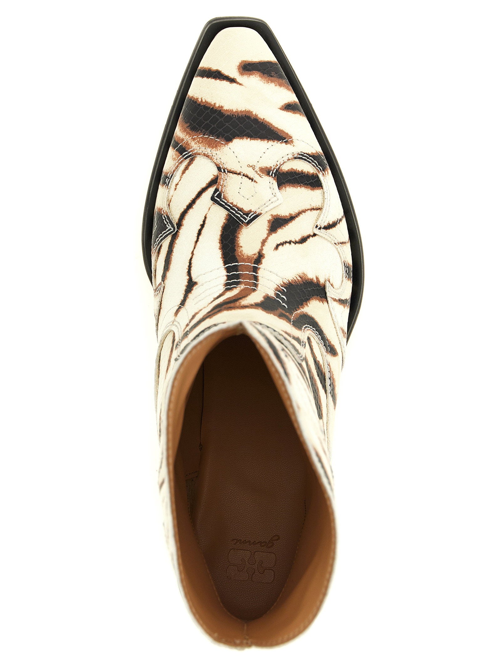 Ganni Western Ankle Boots