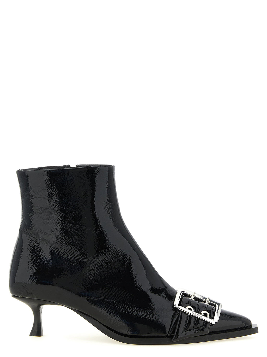 Ganni Buckle Ankle Boots