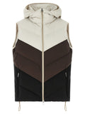 Kiton Chevron Stitching Padded Vest