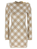 Balmain Vichy Dress