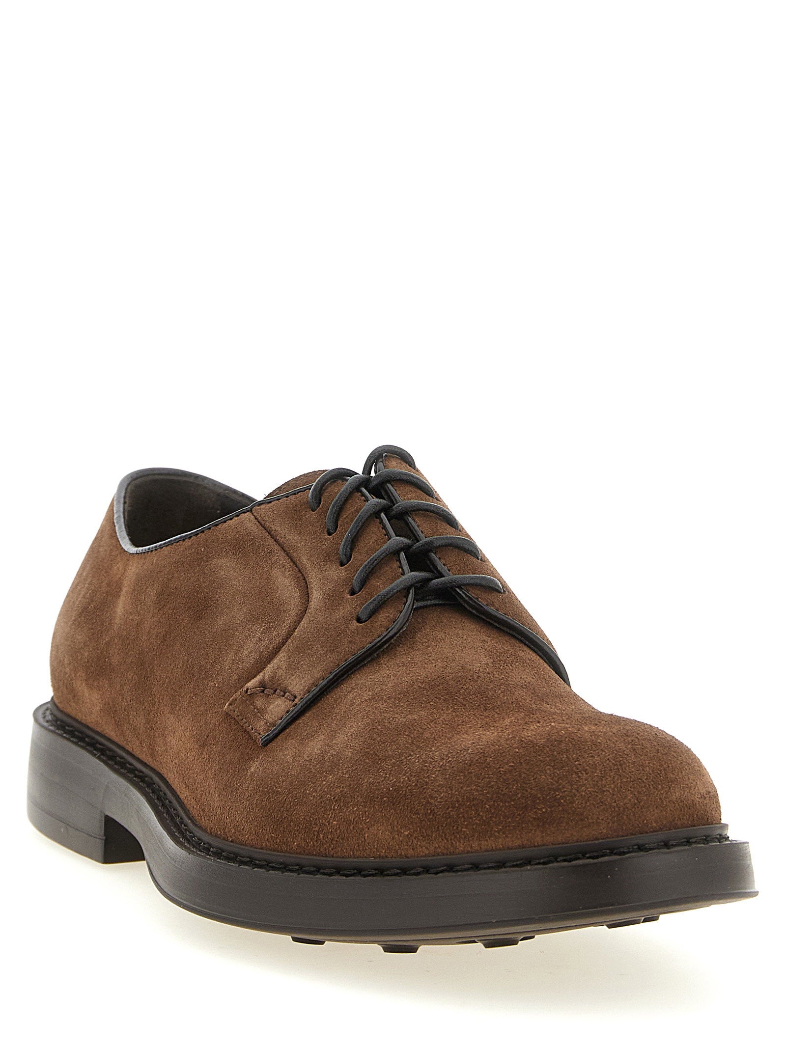 Doucal's Suede Lace Up