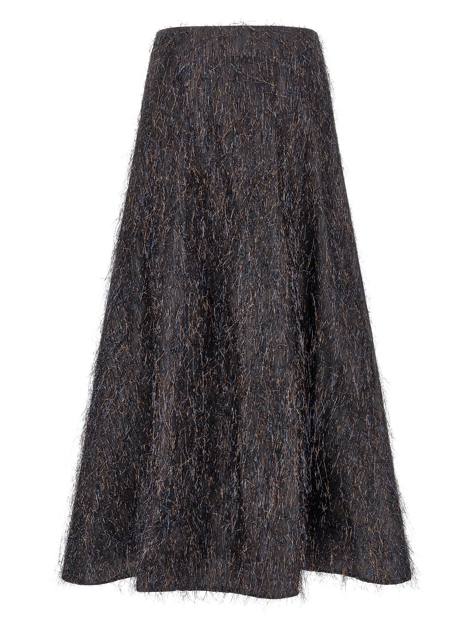 Peserico Skirt With Metallic Fringes