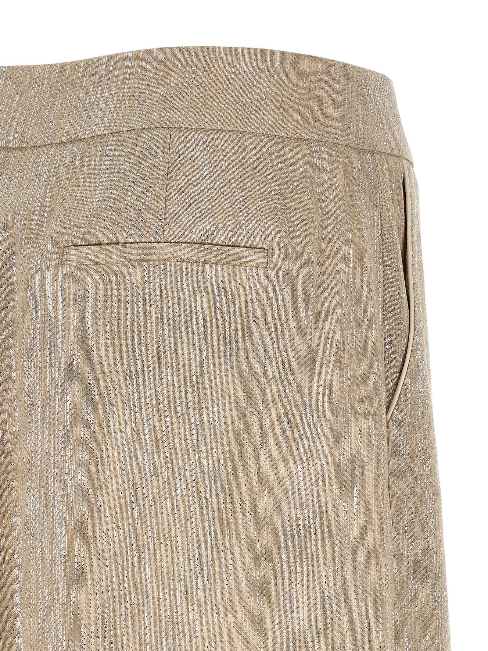 Peserico Lamé Thread Skirt