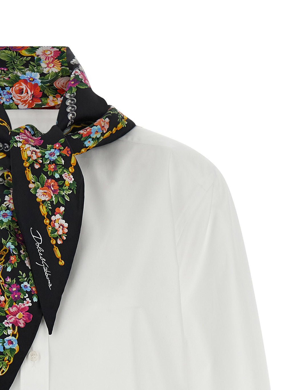 Dolce & Gabbana Shirt With Scarf
