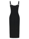 Dolce & Gabbana Black Sicily Bra Corset Dress