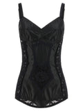 Dolce & Gabbana Satin And Lace Corsetry Bodysuit