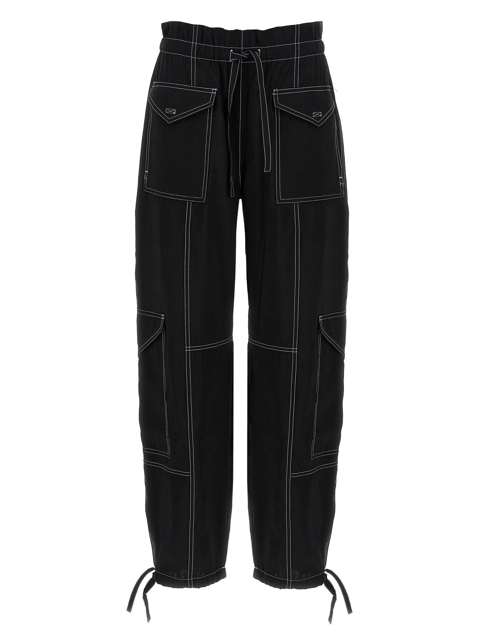 Ganni Light Slub Pocket Pants