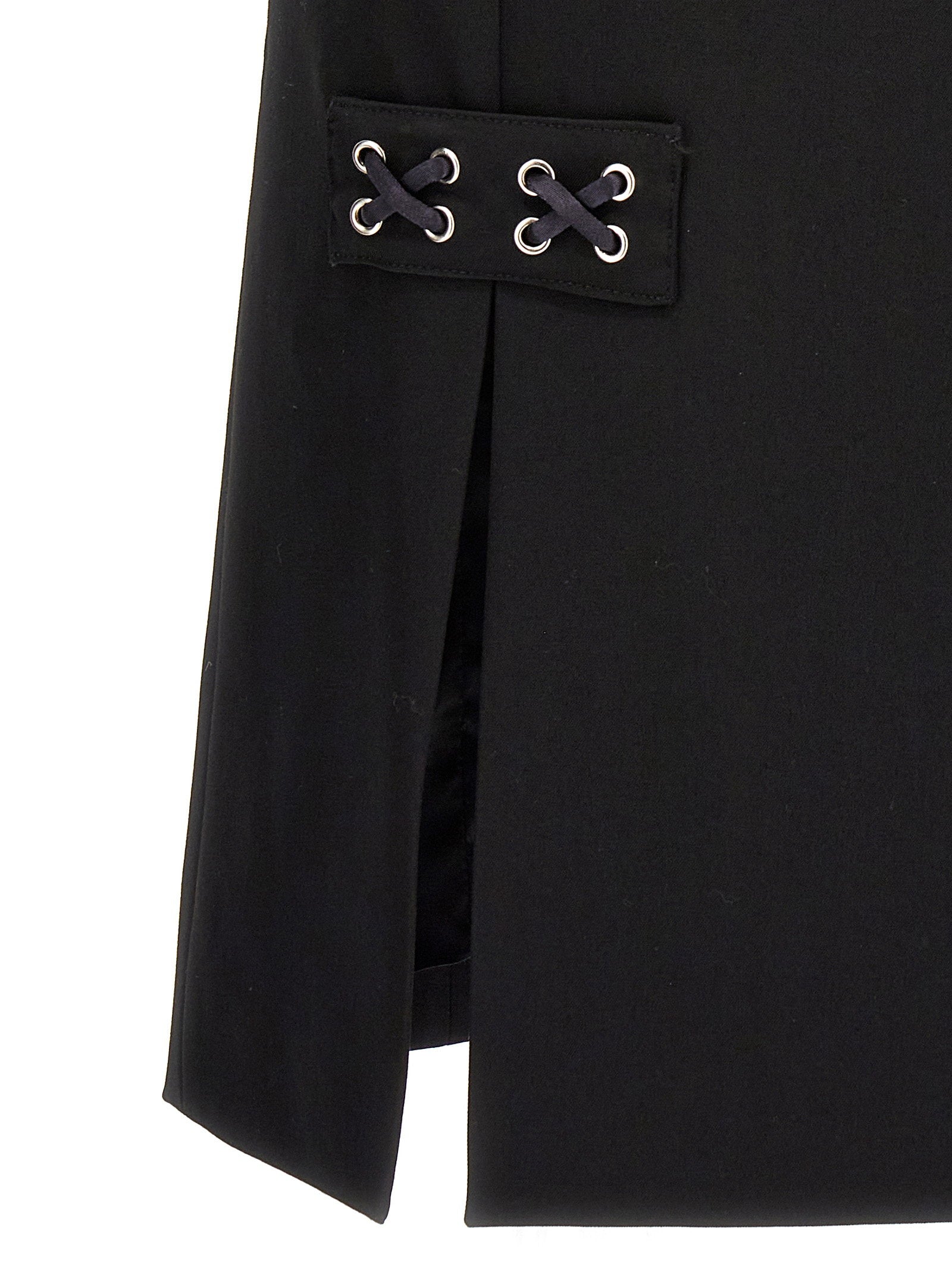 Alessandra Rich Lace-up Skirt