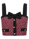 Alessandra Rich Tweed Top